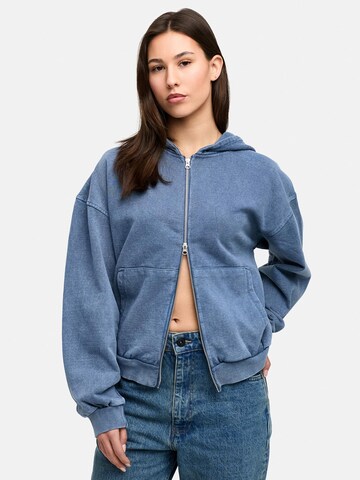 Daily Cotton Sweatjacke 'DCCUENCA'‌‌‌ in Blau: Vorderseite