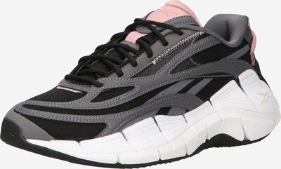 Reebok Sporta apavi 'Zig Kinetica 2.5', krāsa - pelēks / rožkrāsas / melns, Preces skats