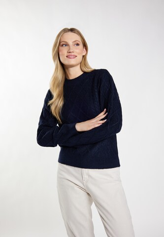 Pullover 'Imane' di DreiMaster Vintage in blu: frontale