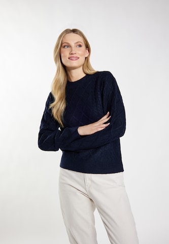 DreiMaster Vintage Пуловер 'Imane' в синьо: отпред