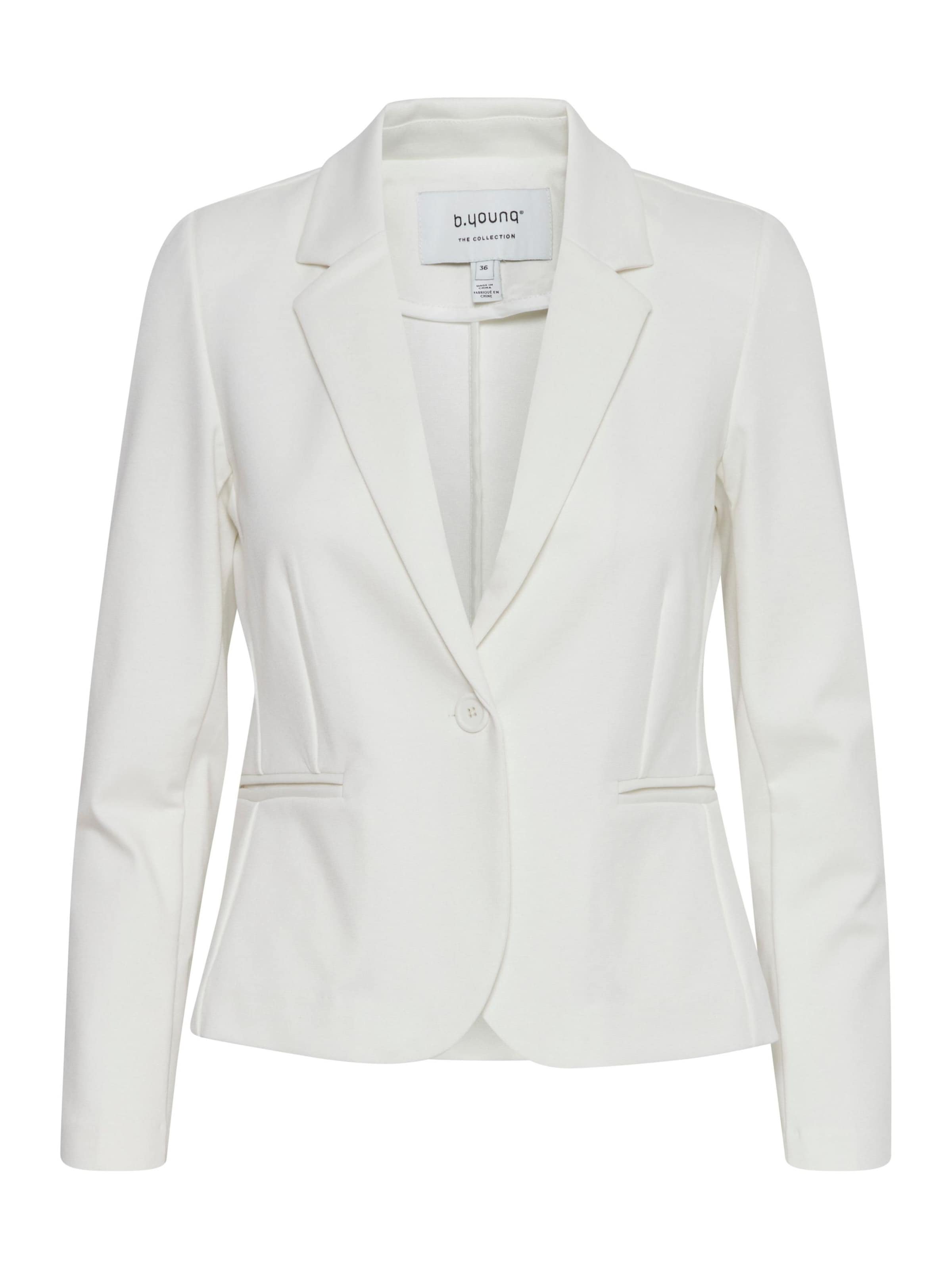 b.young Blazer 'Rizetta' i hvid: forside