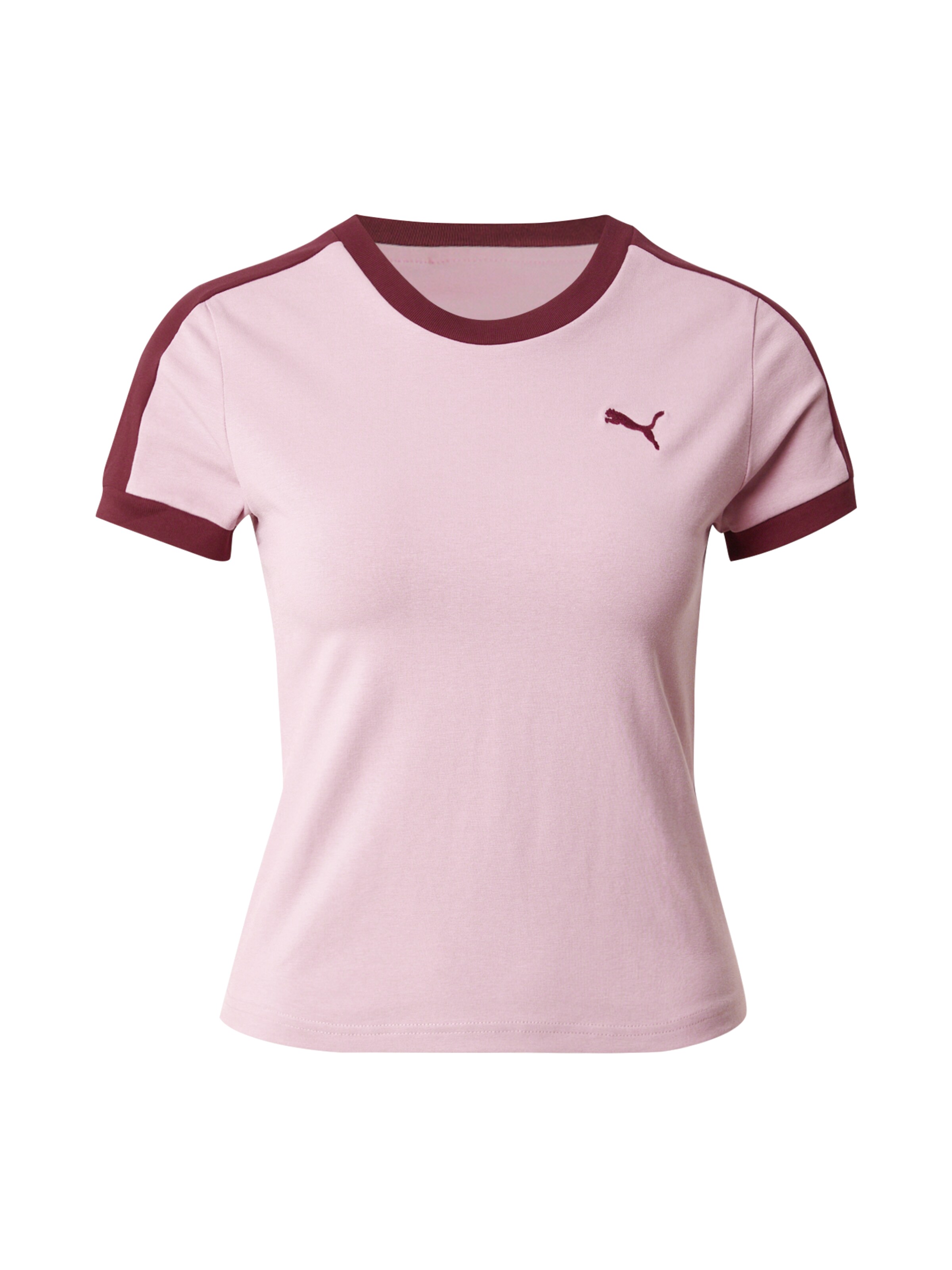 PUMA Shirt 'T7' in Roze: voorkant