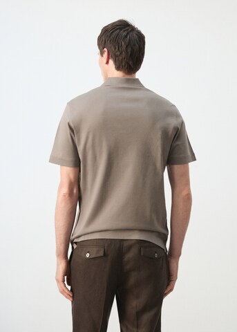 MANGO MAN Poloshirt 'bellowp' in Braun