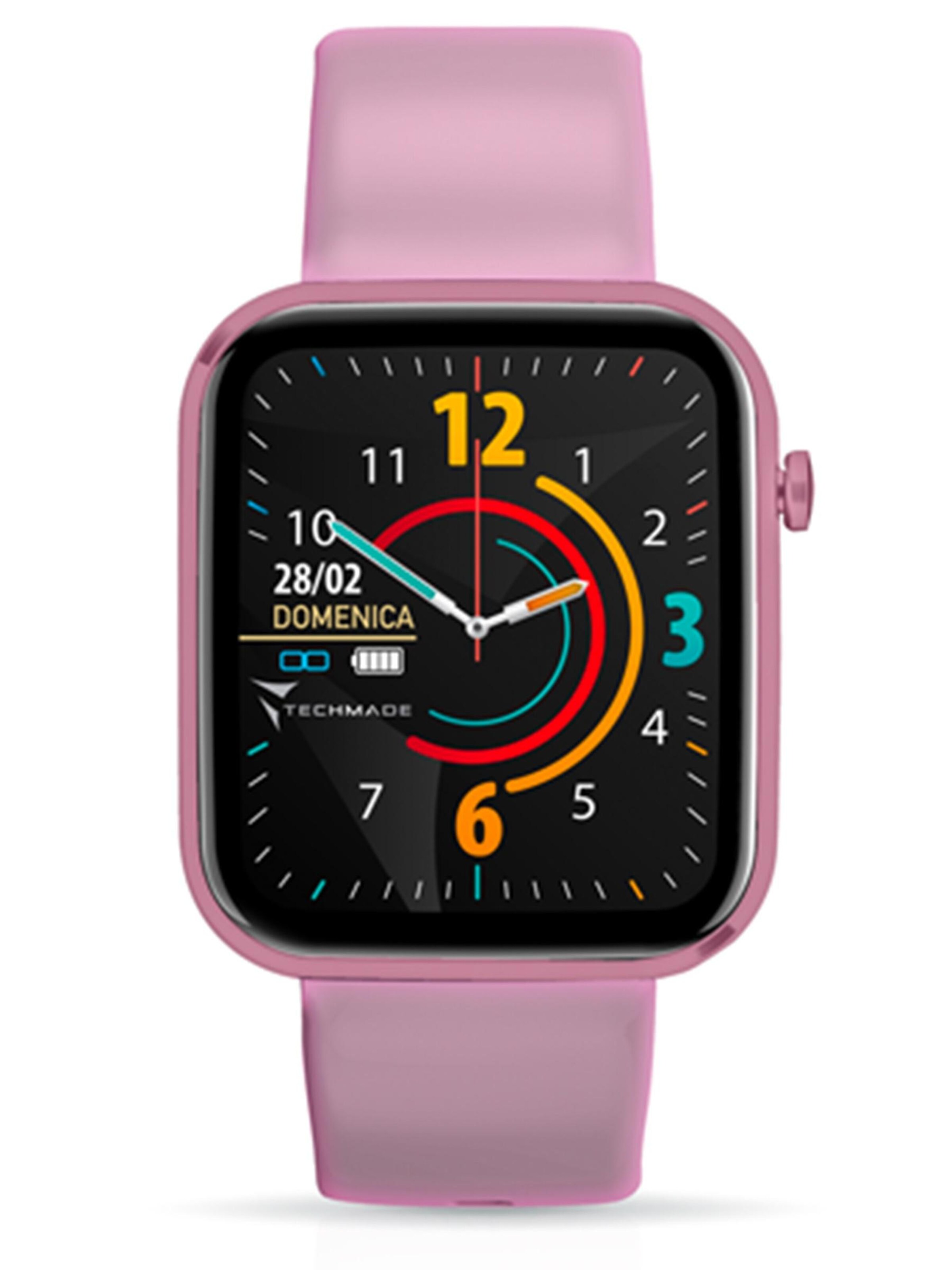 Techmade Digital Watch 'Hava' in Pink