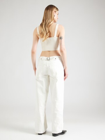 Wide Leg Jean TOPSHOP en blanc