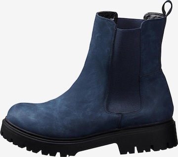 SHEEGO Ankle Boots 'Weitschaft' in Blue: front