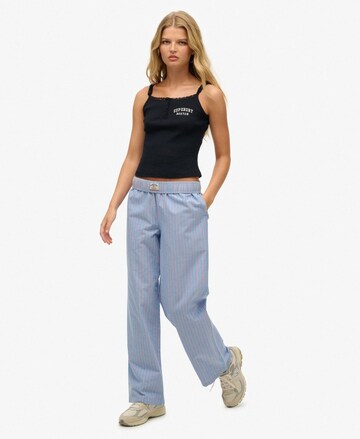 Superdry Loosefit Broek in Blauw