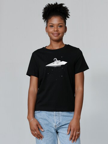 Watapparel T-Shirt in Schwarz: Vorderseite