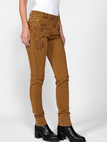 KOROSHI Slimfit Jeans in Beige
