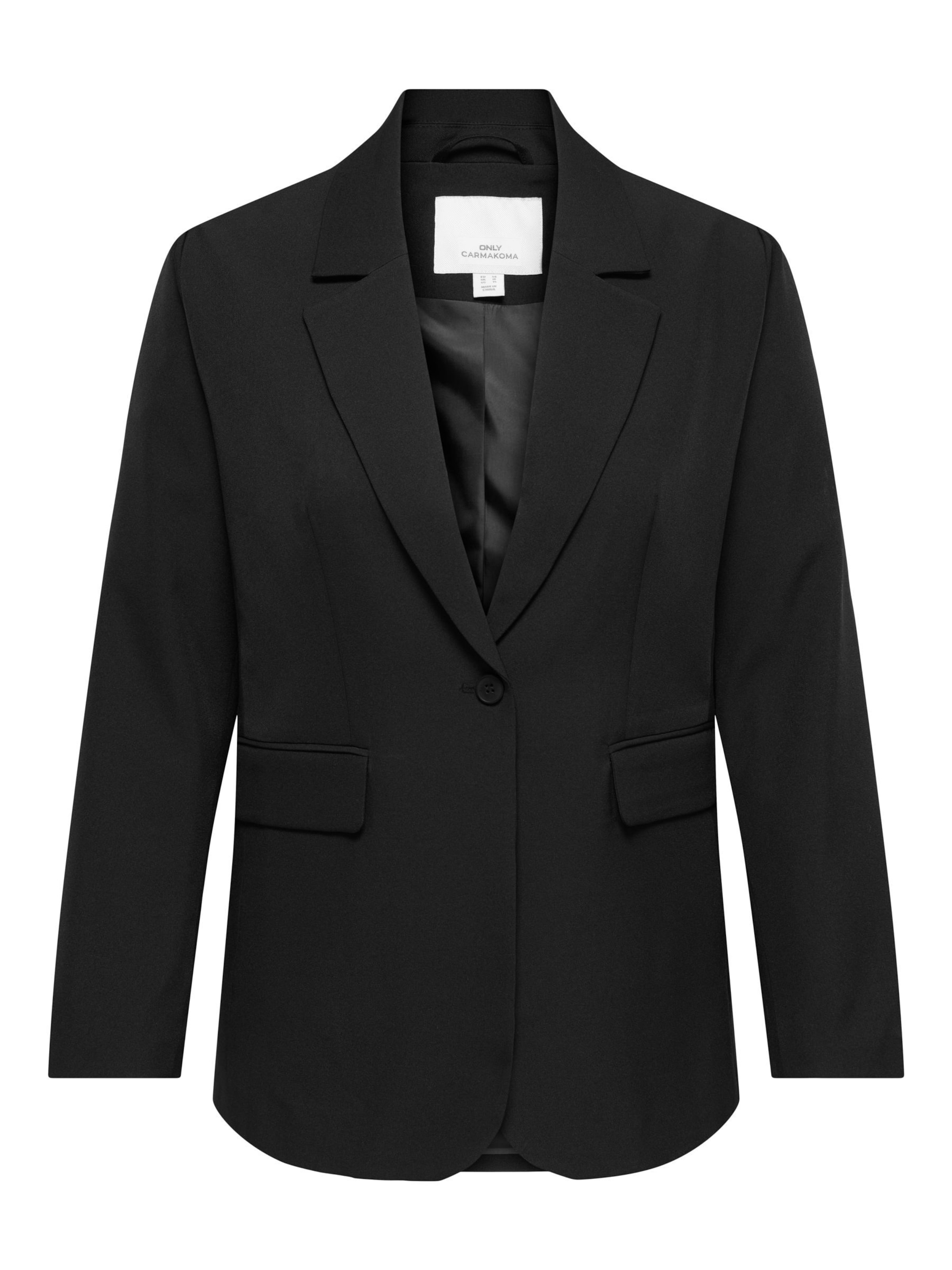 ONLY Carmakoma Blazer 'CARVictoria' en noir, Vue avec produit