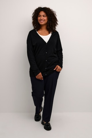 Cardigan 'Farsia' KAFFE CURVE en noir