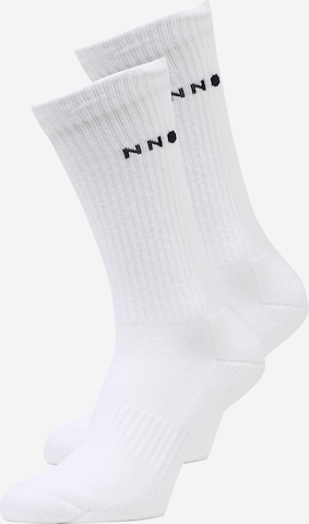 NN07 Κάλτσες σε λευκό: μπροστά