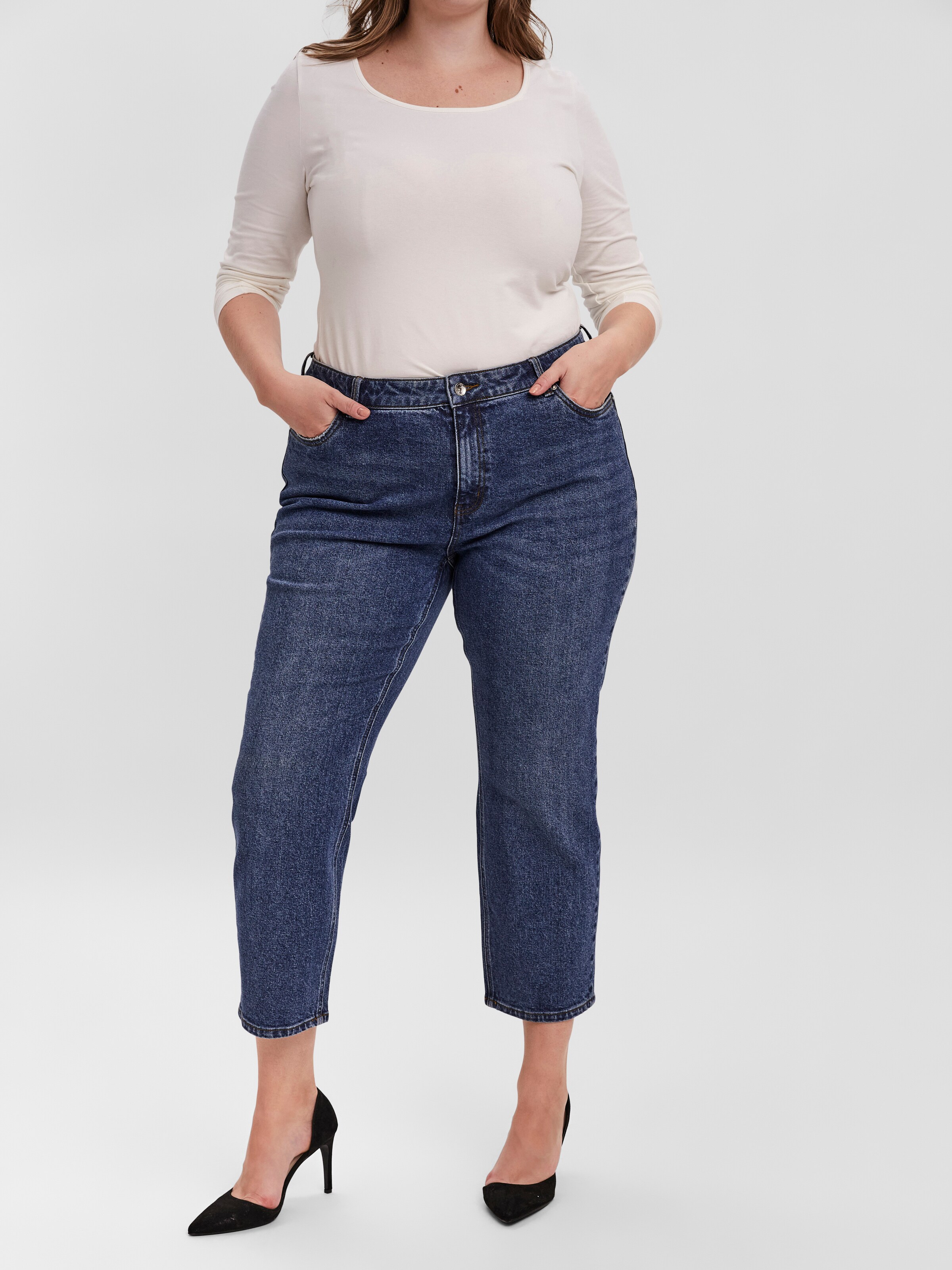 Frauen Jeans Vero Moda Curve Jeans 'BRENDA' in Blau - OD97869 Frauen Jeans Vero Moda Curve Jeans 'BRENDA' in Blau - OD97869