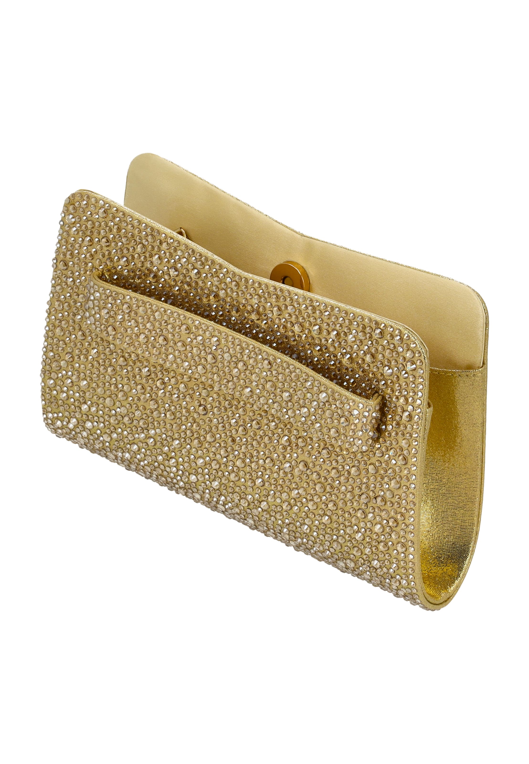 faina - Bolso de noche en oro