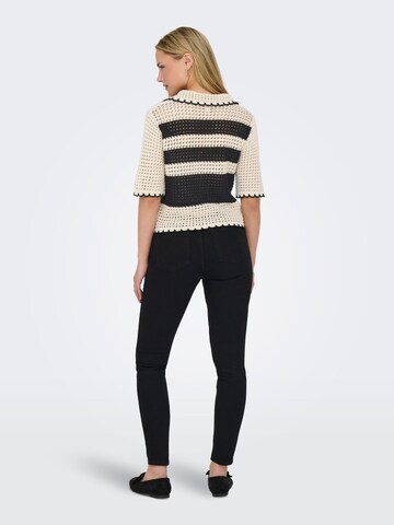 ONLY Gebreid vest 'ONLLucie' in Beige