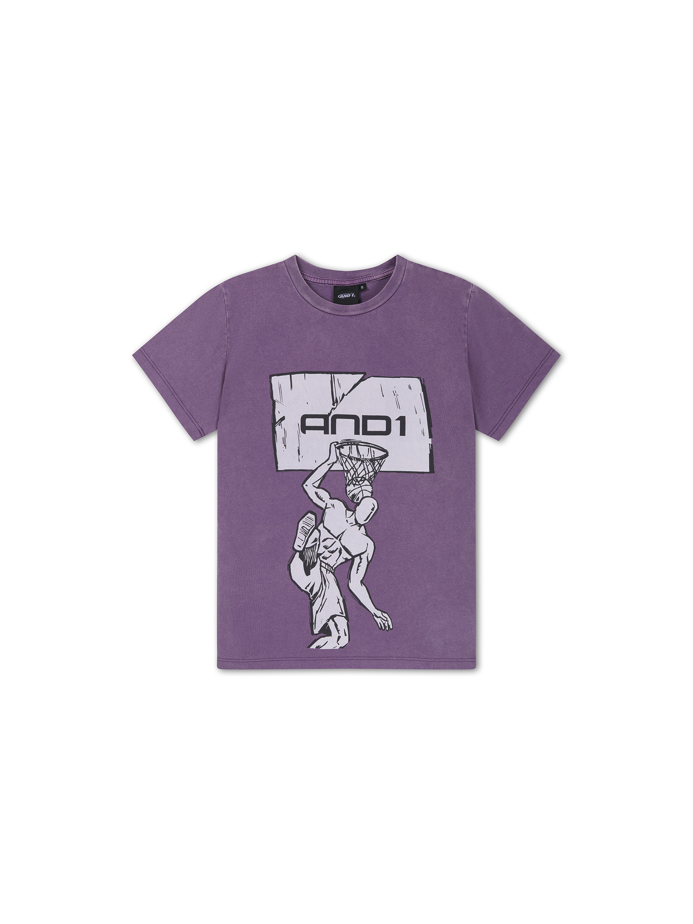 AND1 - Camiseta en lila: frente