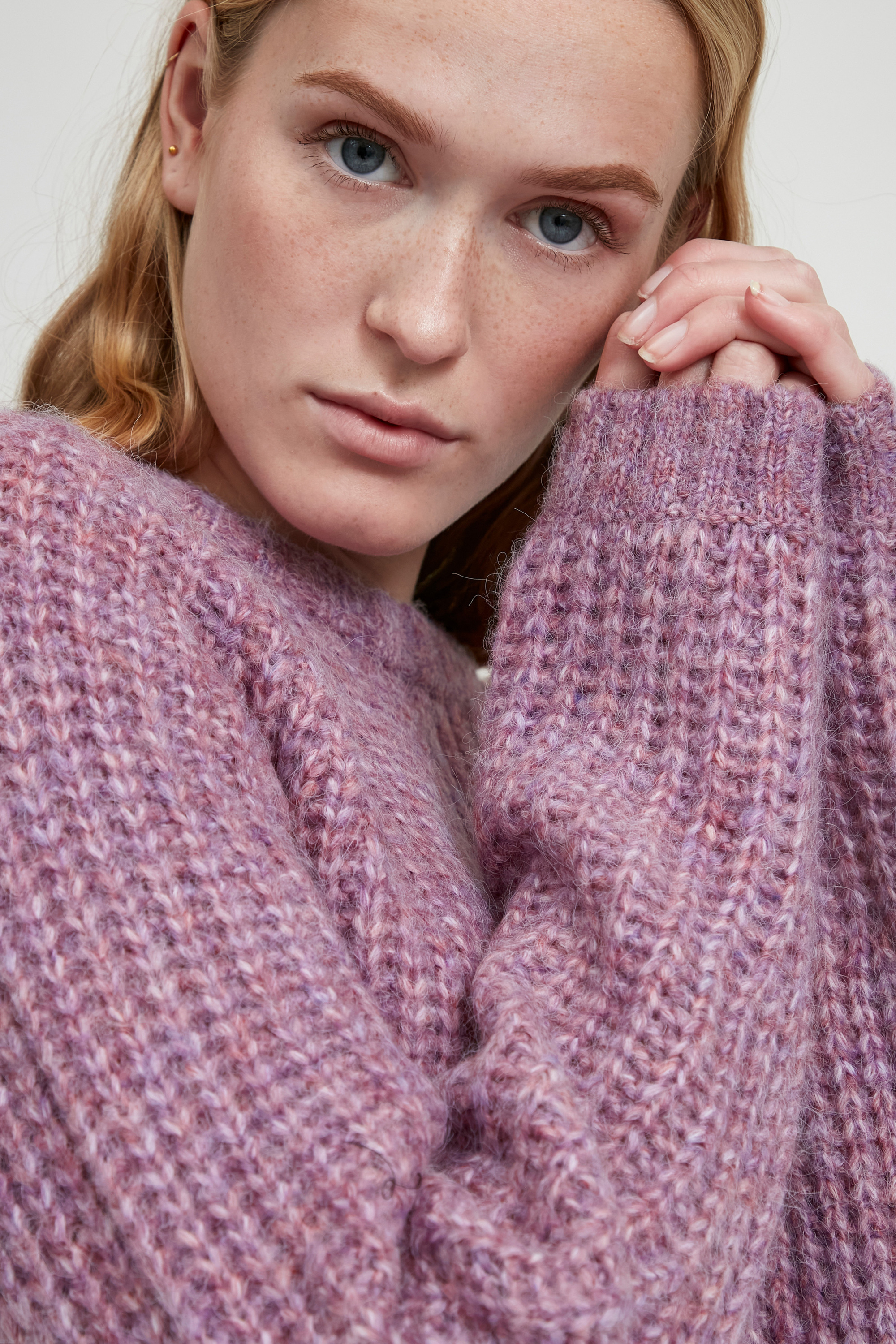 b.young Strickpullover in Dunkelblau 