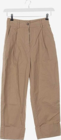 Acne Pants in XS in Brown: front