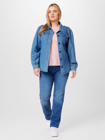 ONLY Carmakoma Regular Jeans 'Augusta' i blå