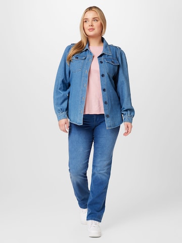 ONLY Carmakoma Regular Jeans 'Augusta' in Blau