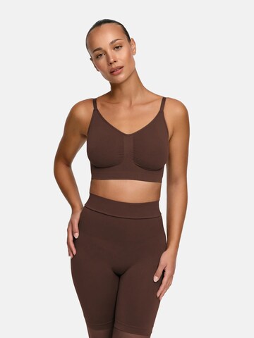cfab (formerly creamy fabrics) Shapingbyxa 'High Waisted Shaping Shorts' i brun: framsida