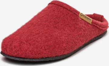 Gottstein Slippers 'Walkpantoffel Alpine Light' in Red: front