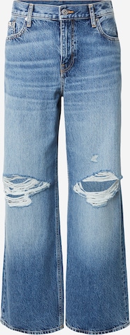 Calvin Klein Jeans Baggy Džíny – modrá: přední strana