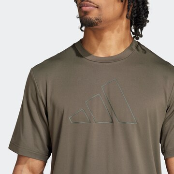 ADIDAS PERFORMANCE Funktionsshirt in Braun
