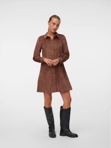 VERO MODA Μπλουζοφόρεμα 'VMSANNE' σε καφέ