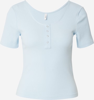 ONLY Majica 'SIMPLE' | modra barva: sprednja stran