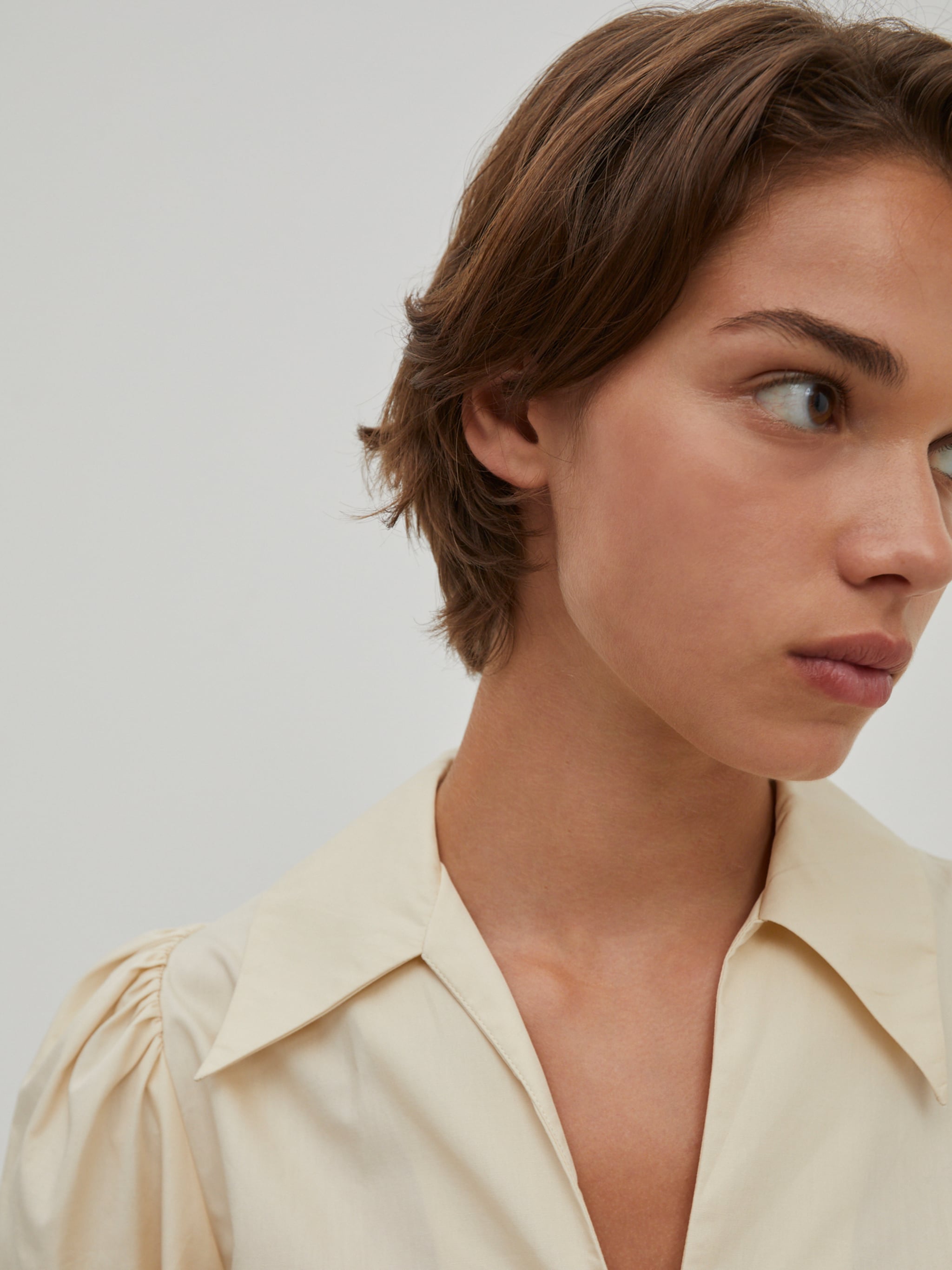 EDITED Producten Blousejurk 'Thanya' Beige