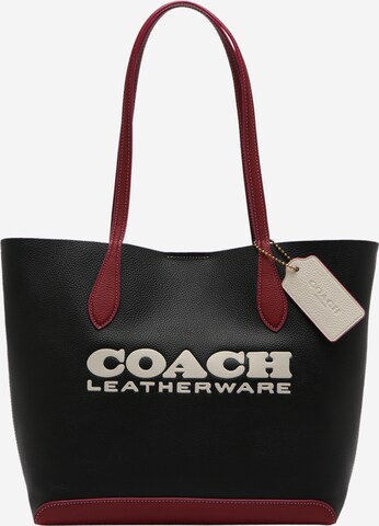 COACH Shopper in Black: front