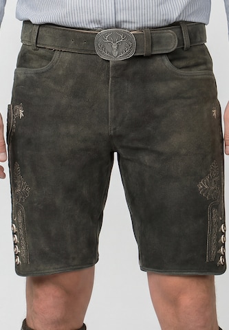STOCKERPOINT Regular Traditional Pants 'Ronny' in Grey: front