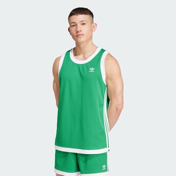 ADIDAS ORIGINALS Shirt 'Adicolor' in Groen: voorkant