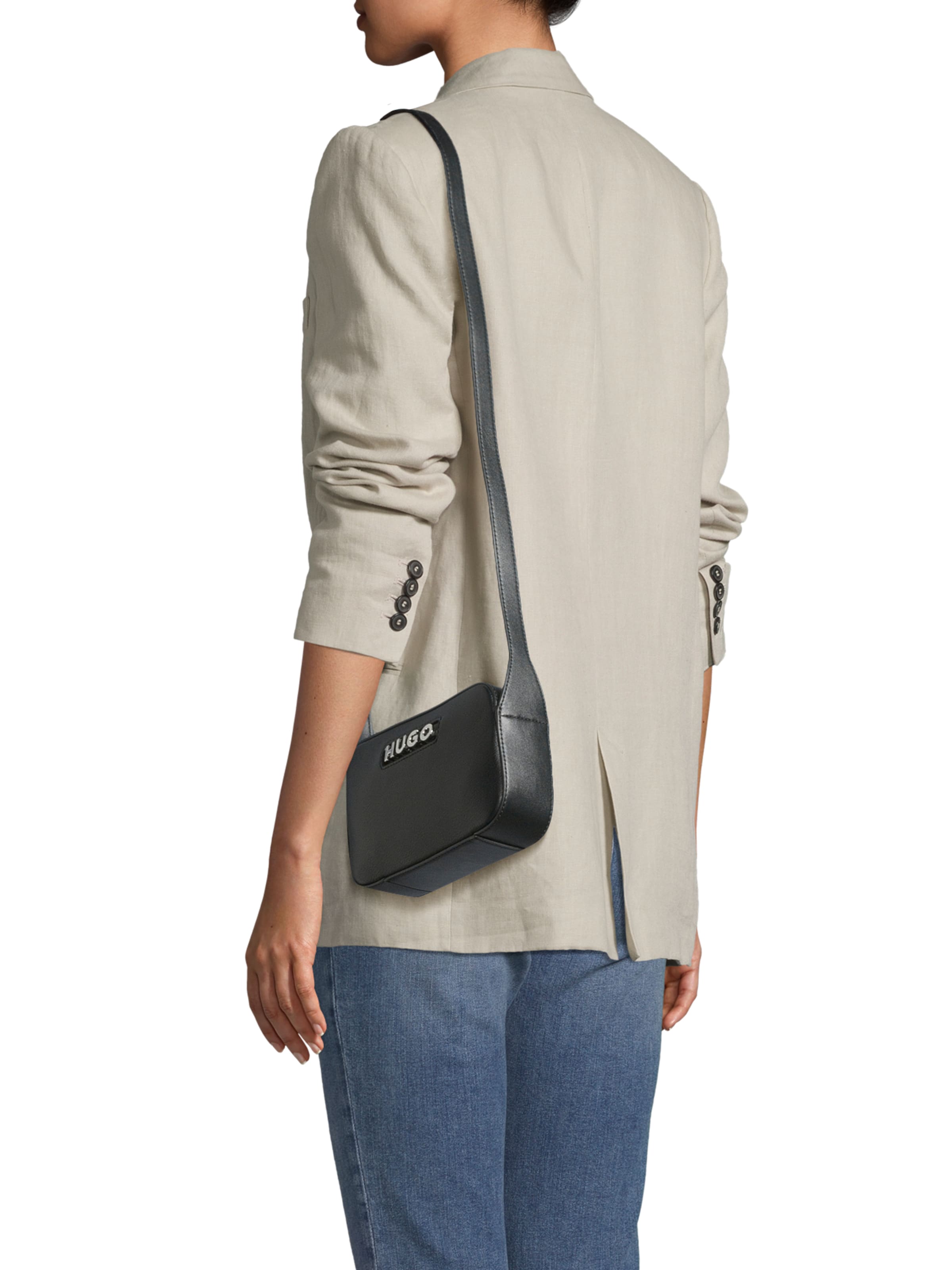 HUGO - Bolso de hombro 'Mel 2.0' en negro: frente