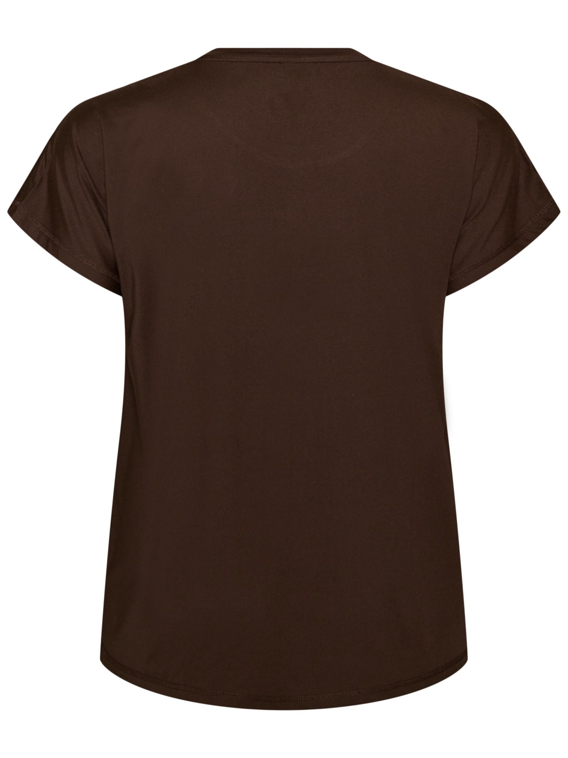 Active by Zizzi - Camisa 'ABASIC' em castanho