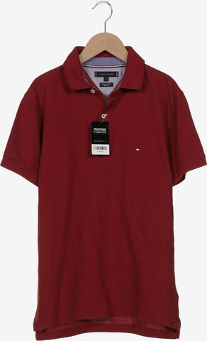 TOMMY HILFIGER Poloshirt L in Rot: predná strana