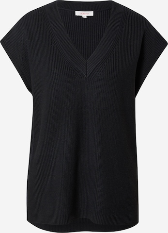 s.Oliver Sweater in Black: front