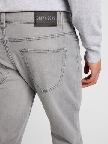 Only & Sons Regular Jeans 'LOOM' in Grau