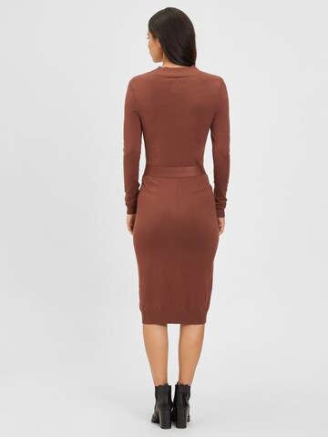 LASCANA Knitted dress in Brown