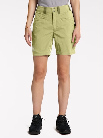 Haglöfs Regular Outdoor Pants in Green: front