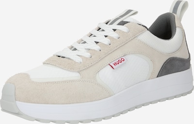 Sneaker low 'Cilan' HUGO Red pe gri închis / alb / alb lână, Vizualizare produs