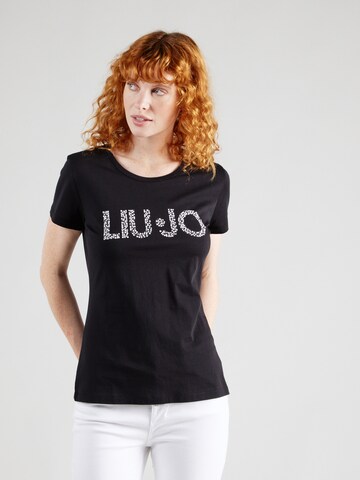 Liu Jo T-shirt i svart: framsida