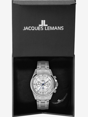 Jacques Lemans Herren Uhr in Silber