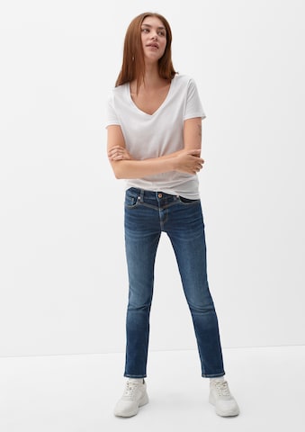 Coupe slim Jean QS en bleu