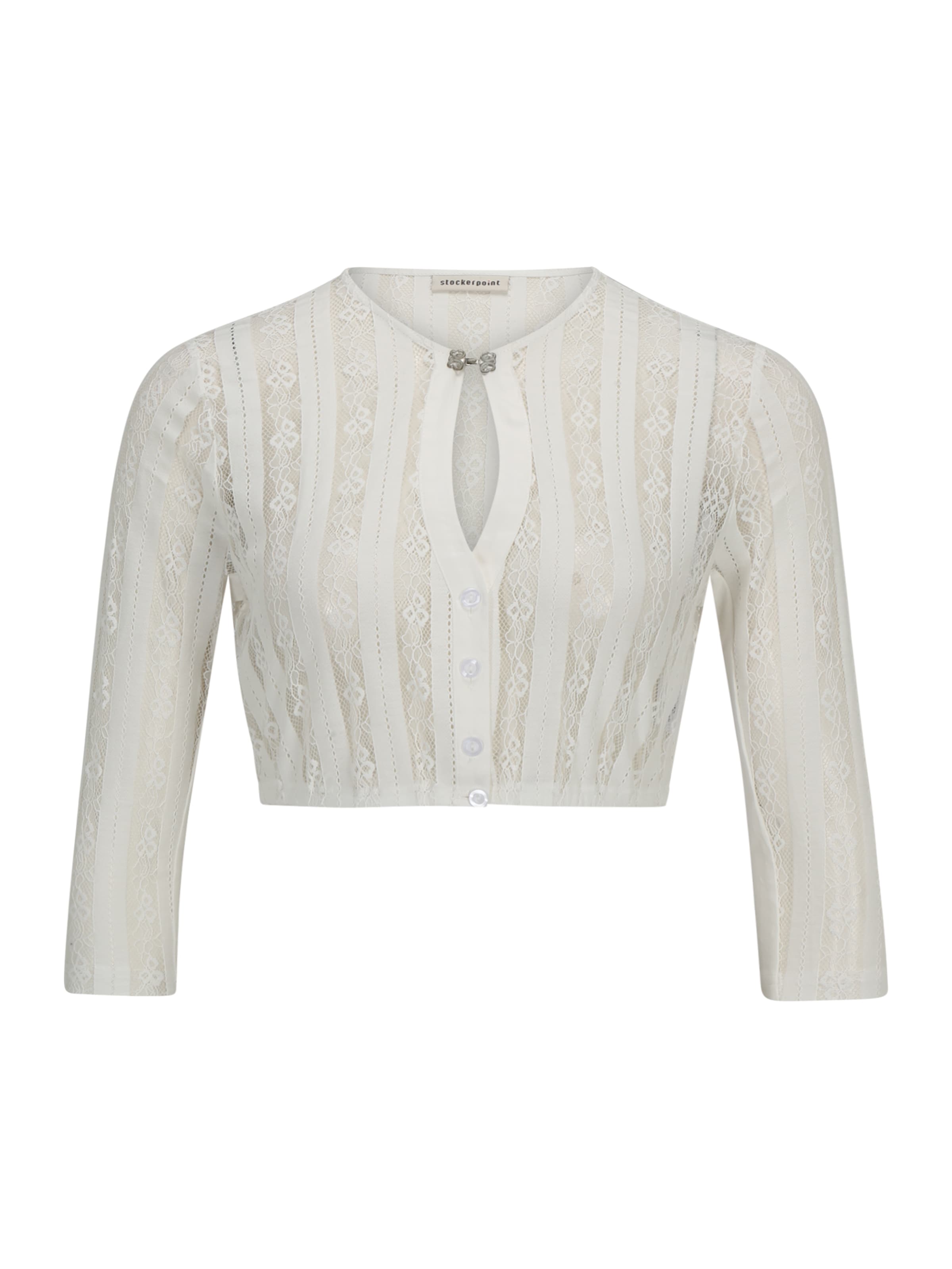 STOCKERPOINT Trachtenbluse 'Alix' in Beige: Vorderseite