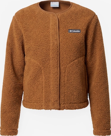 COLUMBIA Funktionsfleecejacke 'Panorama™' in Braun: Vorderseite