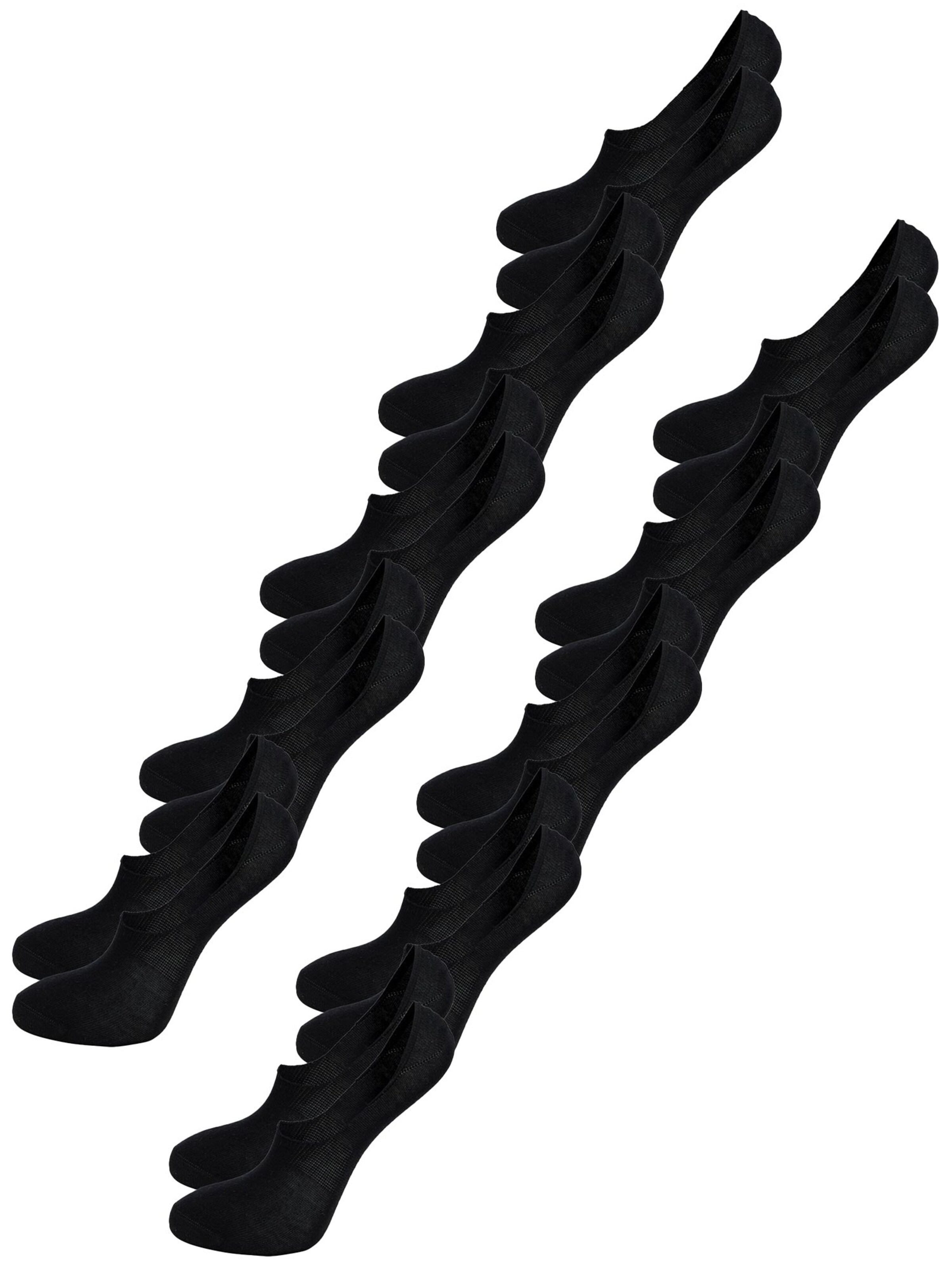 Calzino 'A905' di Tazzio in nero: frontale