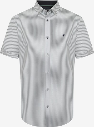 DENIM CULTURE Camisa 'TOMMASO' en verde / blanco, Vista del producto