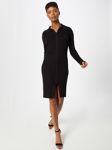 Gina Tricot Knitted dress 'Elliana' in Black